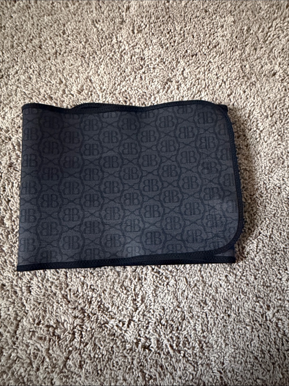 Belly Bandit Black Gray Patterned Waist Wrap